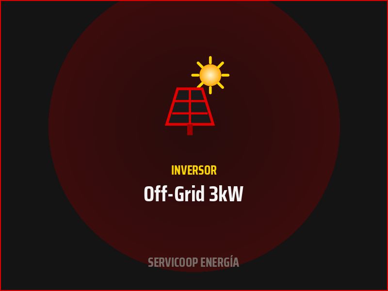 Inversor Off-Grid 3kW