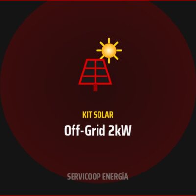 Kit Solar Off-Grid 2kW Completo